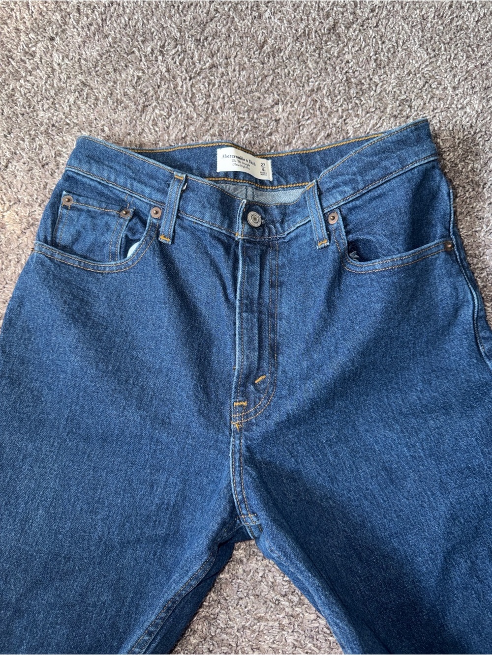 Abercrombie and Fitch The 90’s straight ultra High-Rise size 27/4 - Picture 3 of 6